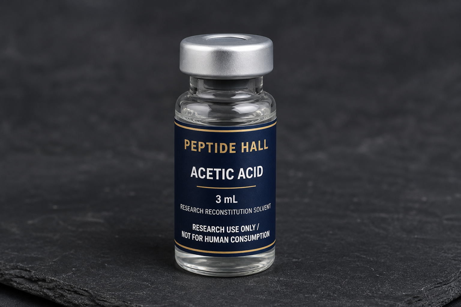 Acetic acid 3 mL